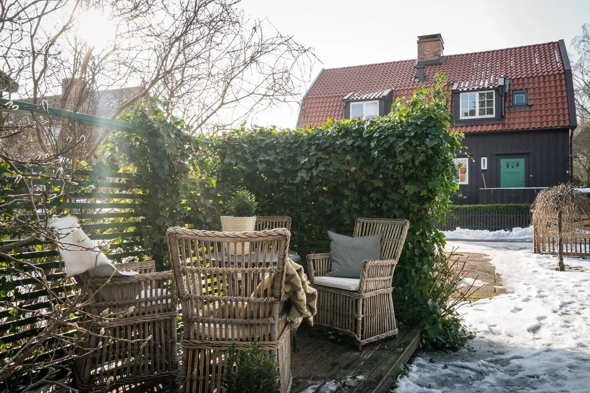 照片:北欧现代风格露台,室内装饰,房屋,瑞典,灰色,哥德堡,中性色调装修,如何以现代风格布置房屋,4间及以上,90平方米以上 – 网站照片