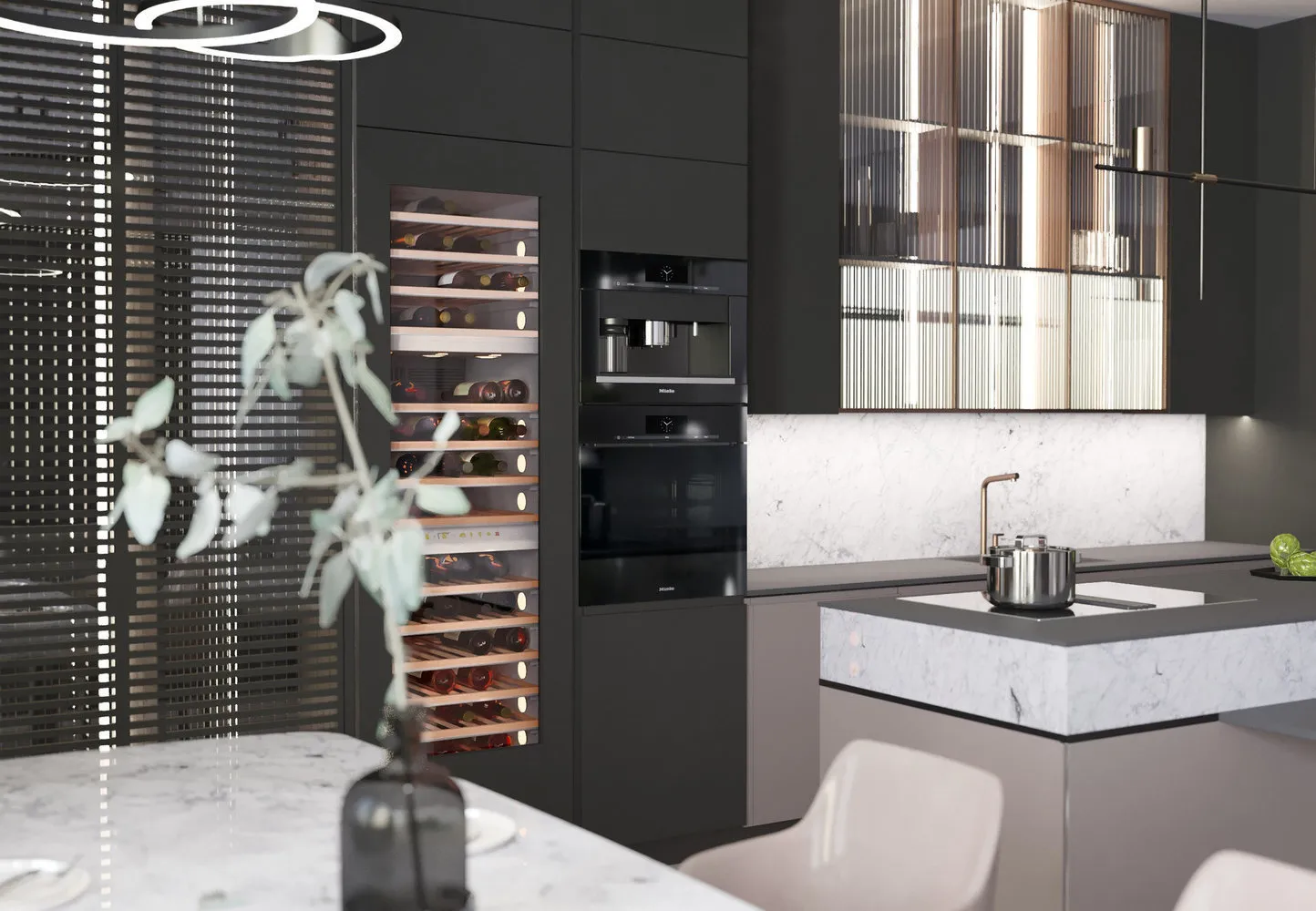 照片:现代风格厨房与餐厅,Miele,Gid,G7000 – 网站上的照片