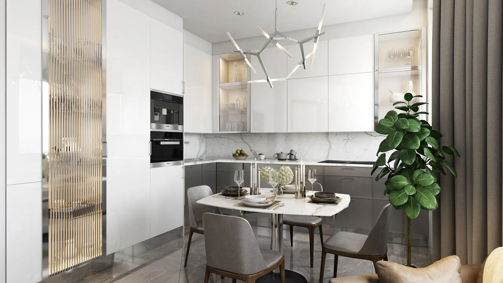 照片:现代风格厨房与餐厅,Miele,Gid,G7000 – 网站上的照片