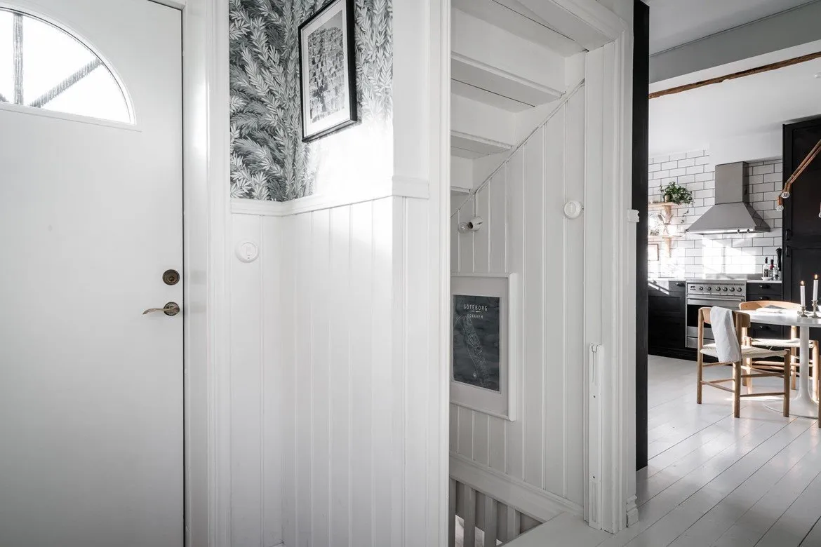 照片:北欧现代风格门厅,室内装饰,房屋,瑞典,灰色,哥德堡,中性色调装修,如何以现代风格布置房屋,4间及以上,90平方米以上 – 网站照片