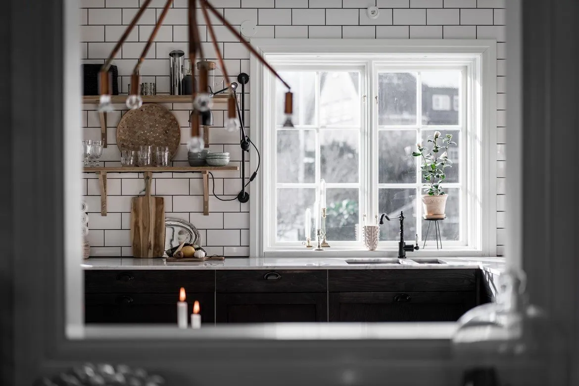 照片:北欧现代风格浴室,室内装饰,房屋,瑞典,灰色,哥德堡,中性色调装修,如何以现代风格布置房屋,4间及以上,90平方米以上 – 网站照片