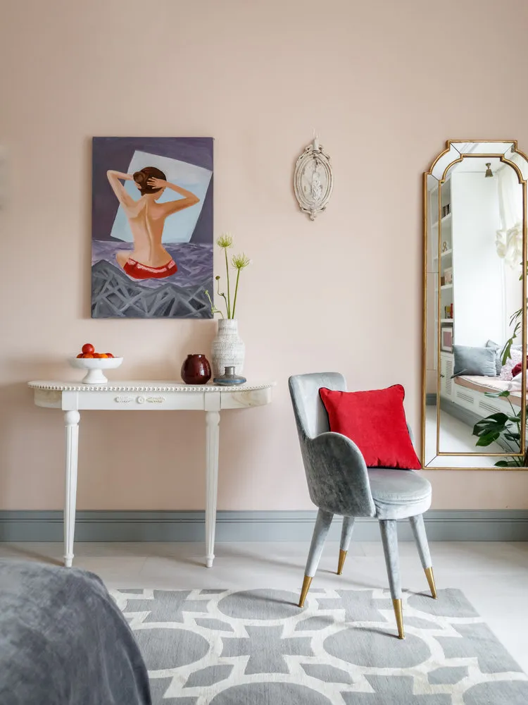 照片:普罗旺斯和乡村风格卧室,室内装饰,公寓,每周项目,莫斯科,Nadezhda Zотовa,3个房间,超过90平方米,Enjoy Home工作室,单体砖 – 网站上的照片