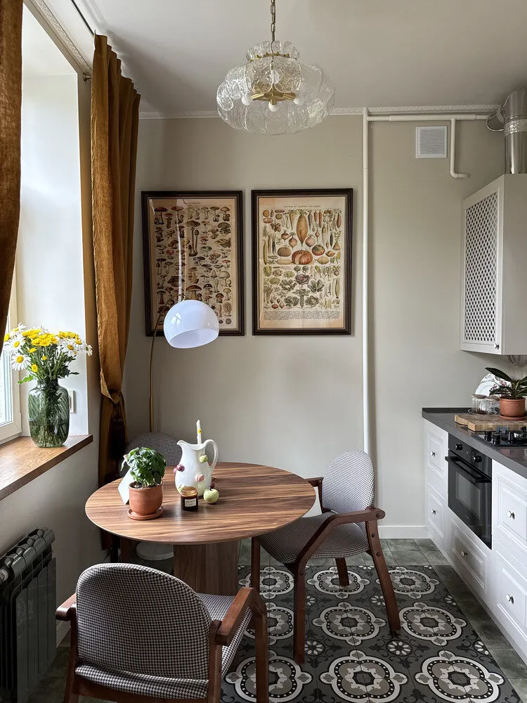 Foto: estilo moderno, apartamento, reforma, Moscú, estalinca, 3 habitaciones, 40-60 m², estilo vintage – foto en nuestro sitio web