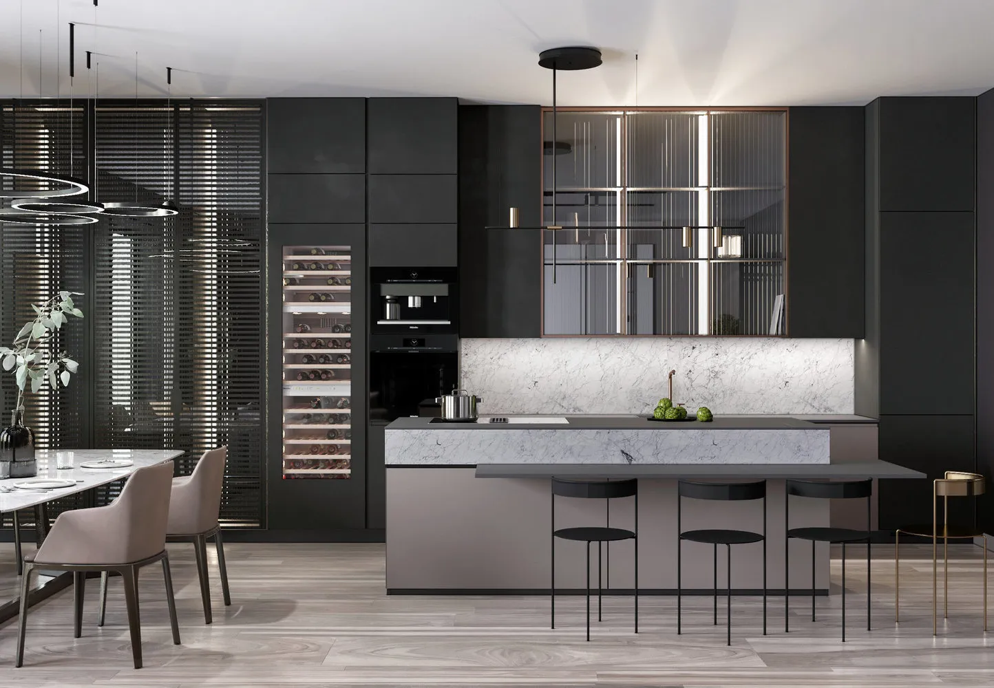 照片:现代风格厨房与餐厅,Miele,Gid,G7000 – 网站上的照片