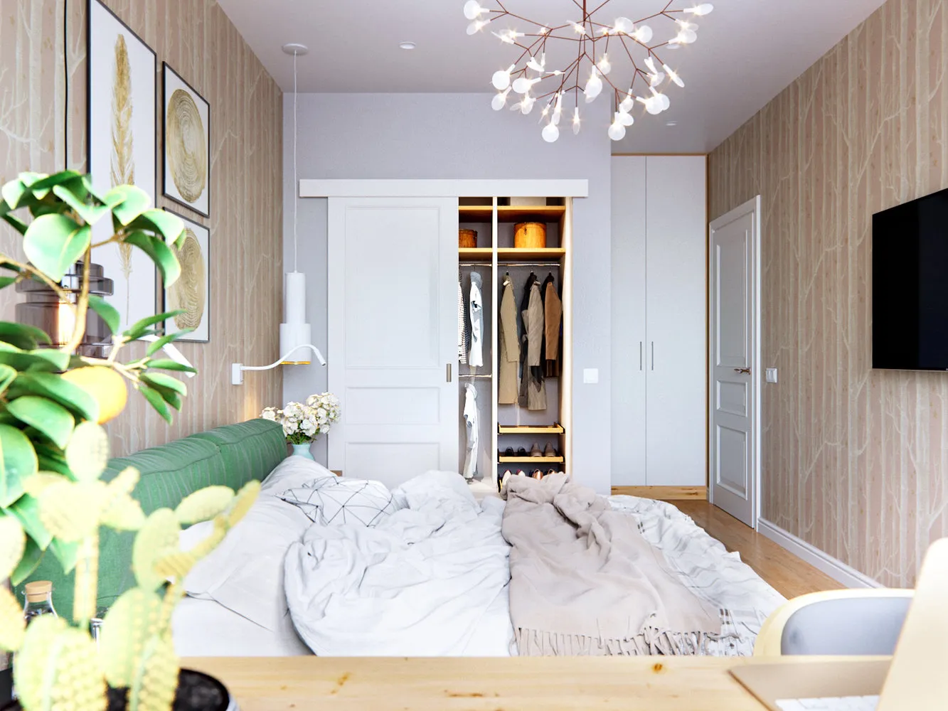 北欧风格公寓翻新和装饰项目