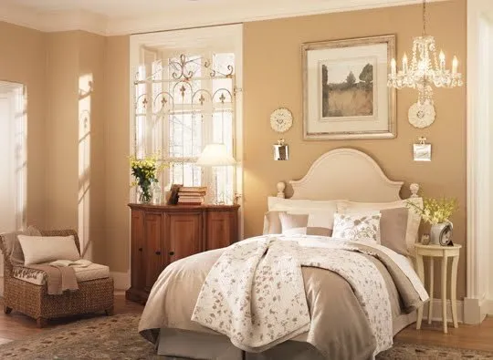 照片：普罗旺斯和乡村风格卧室，室内装饰，小公寓，公寓，房屋和公寓 – 网站上的照片