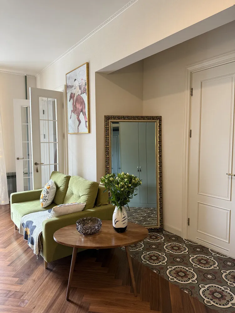 Foto: estilo moderno, apartamento, reforma, Moscú, estalinca, 3 habitaciones, 40-60 m², estilo vintage – foto en nuestro sitio web