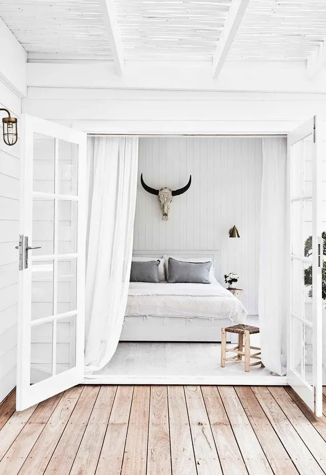 照片：北欧风格卧室，室内装饰，家居，白色，4+间房，90多平方米 – 我们网站上的照片