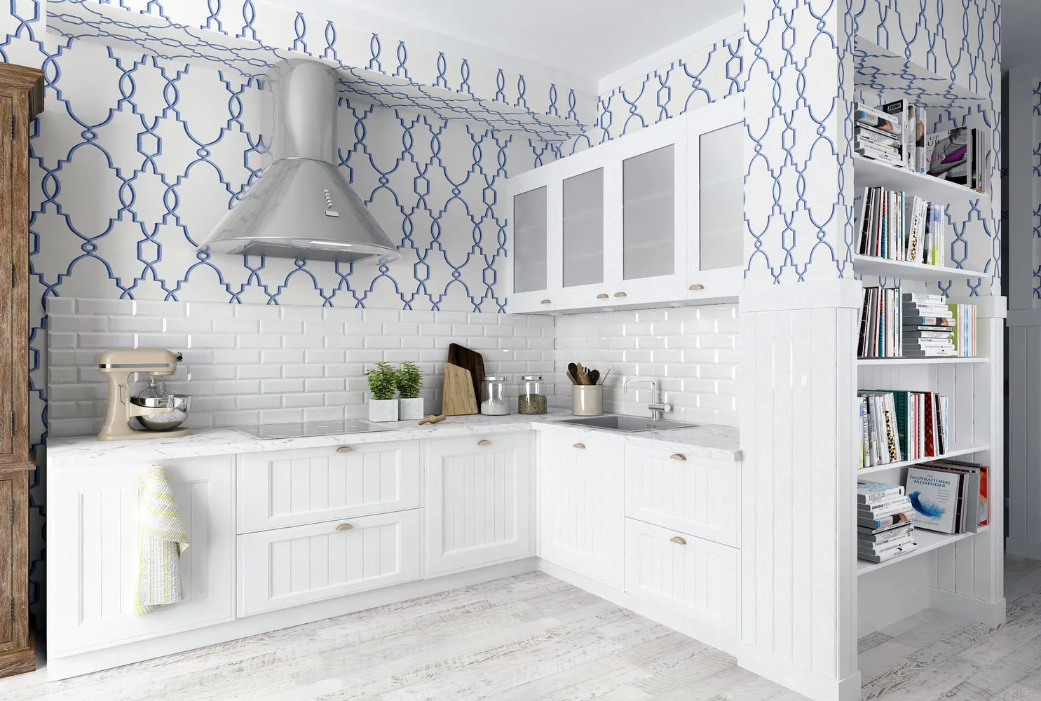 照片：斯堪的纳维亚风格厨房与餐厅，指南，Marina Sarkisyan，LOGOVO，Olga Berkova，Margarita Rasskazova，Anastasia Rykova，INT2architecture，TB Design，Ekaterina Vokina，Galina Berezkina，Nadezhda Macii，Natalie Katsutsivichius – 我们网站上的照片