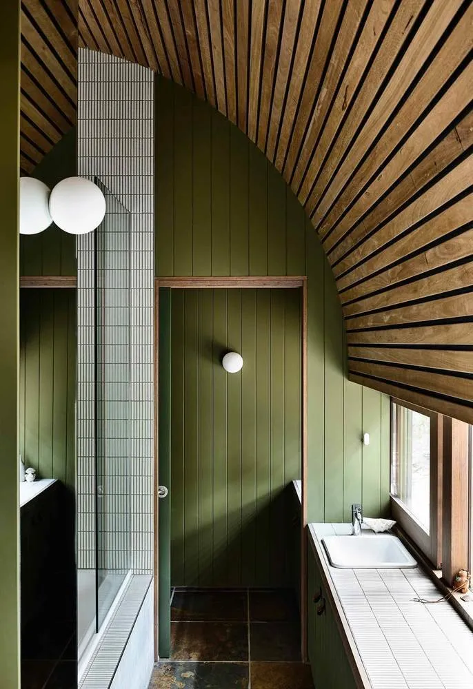 照片:普罗旺斯与小屋风格浴室,极简、绿色、棕色、生态、房屋与小屋 – 我们网站上的照片