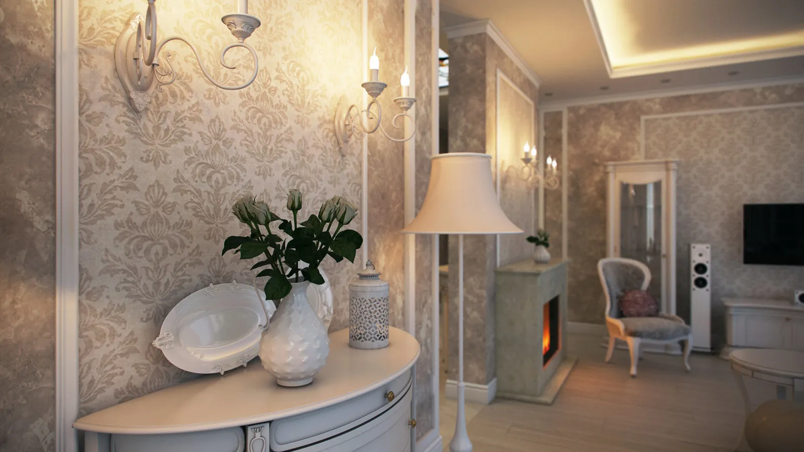 照片：在古典风格中，客厅，提示 – 我们网站上的照片