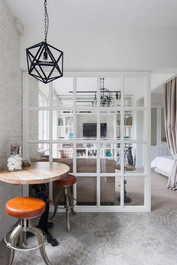 Foto: Cocina y comedor en estilo Loft, Ecléctico, Apartamento pequeño – fotos en nuestro sitio web