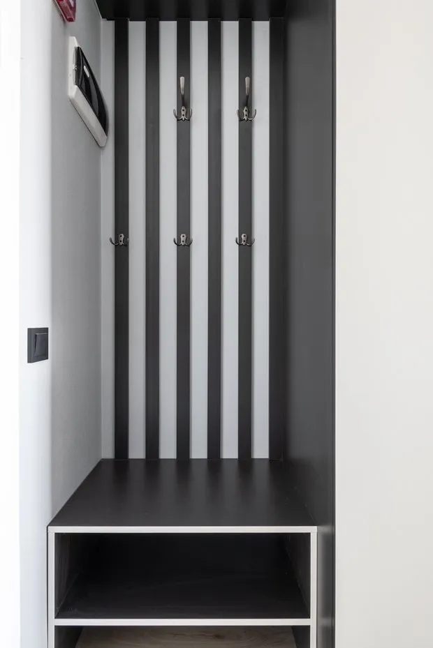 Foto: estilo minimalista, apartamento pequeño, estudio, hasta 40 metros cuadrados, viviendas compactas, ideas para estudio – fotos en nuestro sitio web