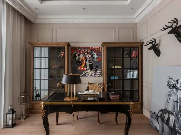照片：经典风格办公室，网站上的照片