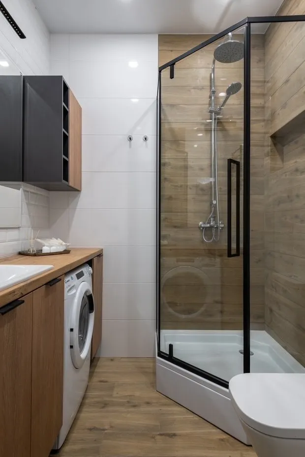 Foto: estilo minimalista, apartamento pequeño, estudio, hasta 40 metros cuadrados, viviendas compactas, ideas para estudio – fotos en nuestro sitio web