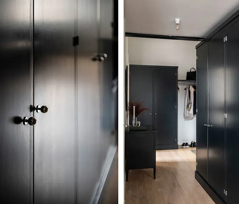 图片:卧室普罗旺斯与乡村风格,斯堪的纳维亚、现代、折中主义、室内装饰,公寓,白色,黑色,2间房,60-90平方米 – 网站上的照片