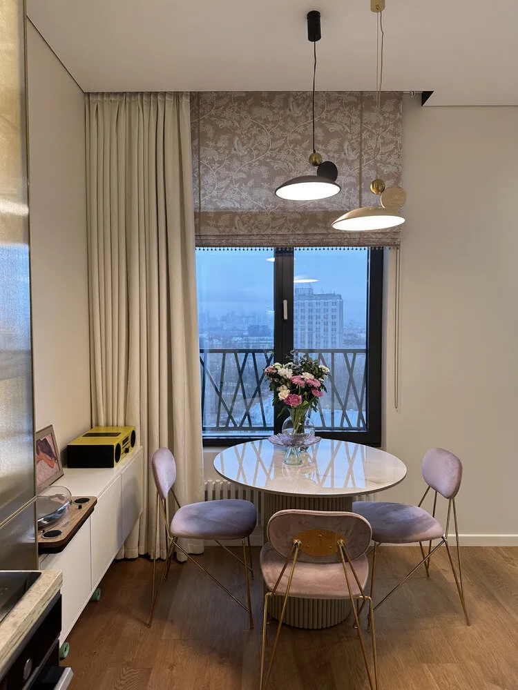 Фотография: в стиле , Современный, Квартира, Проект дня, 3 комнаты, 40-60 метров, Лина Князева, Виктория Тозлян – фото на нашем сайте