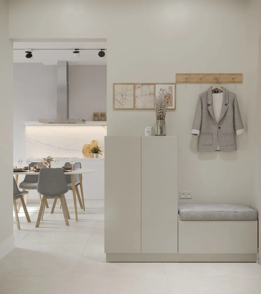 Foto: Vestíbulo en estilo moderno, Consejos, zona sucia – foto en nuestro sitio web