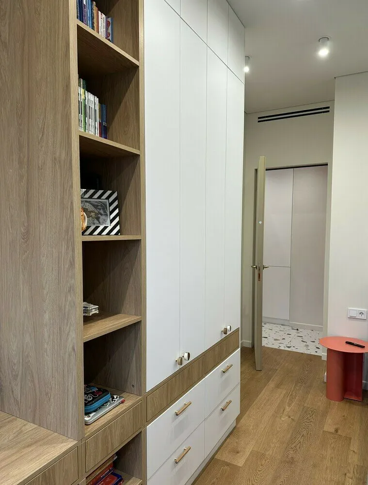 Фотография: в стиле , Современный, Квартира, Проект дня, 3 комнаты, 40-60 метров, Лина Князева, Виктория Тозлян – фото на нашем сайте