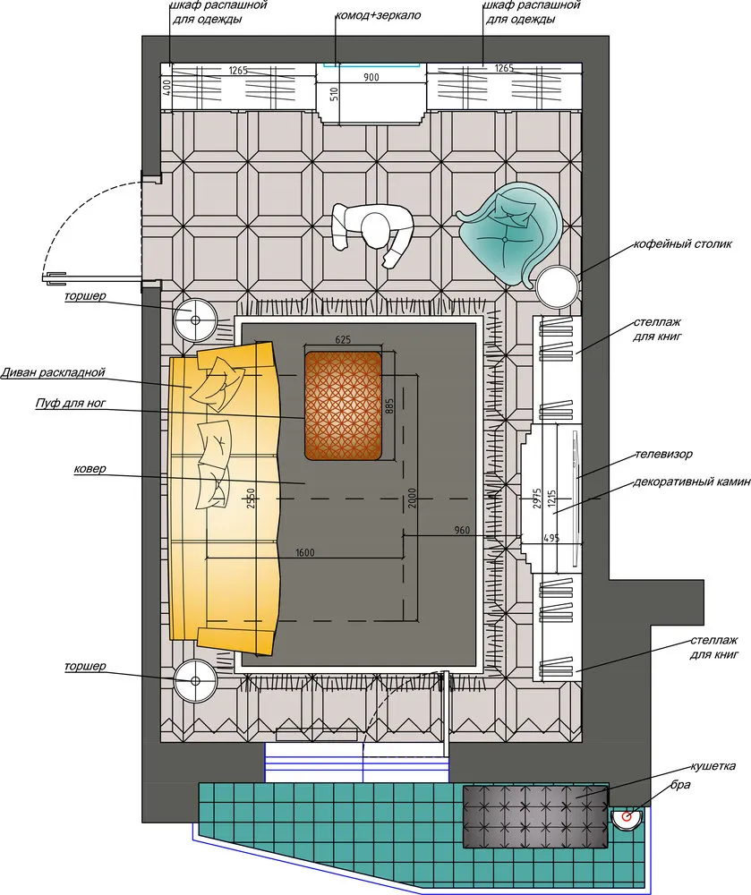 照片：布局风格，客厅，技巧，沙发，Grand，室内沙发，如何布置客厅家具，P-44，玛丽亚·拉齐奇 – 我们网站上的照片