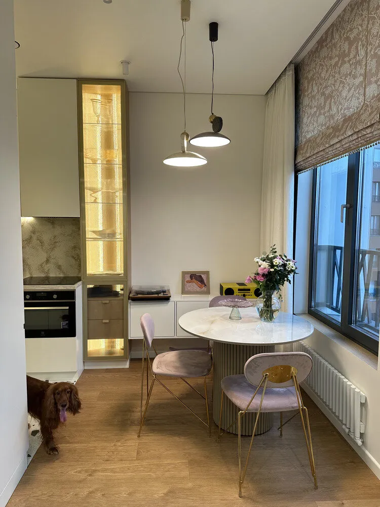 Фотография: в стиле , Современный, Квартира, Проект дня, 3 комнаты, 40-60 метров, Лина Князева, Виктория Тозлян – фото на нашем сайте