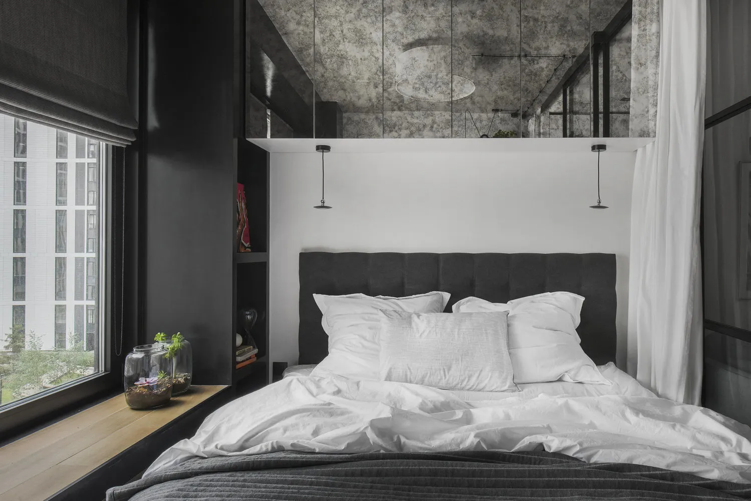 照片:Loft风格卧室,指南,斯维特拉娜·加夫里洛娃,娜塔莉亚·普罗佐尔金娜,玛丽娜·梅伦科娃,Lauri Brothers,叶卡捷琳娜·乌兰诺娃 – 我们网站上的照片