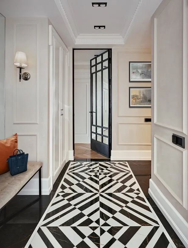 Foto: Vestíbulo en estilo moderno, Consejos, zona sucia – foto en nuestro sitio web