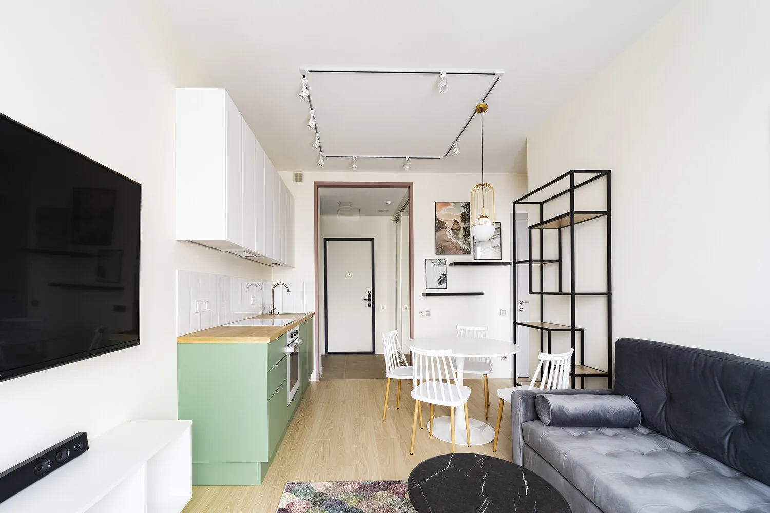 Foto: estilo moderno, apartamento, Proyecto de la Semana, Moscú, 2 habitaciones, hasta 40 metros, 40-60 metros, Lyubov Morozova – fotos en nuestro sitio web