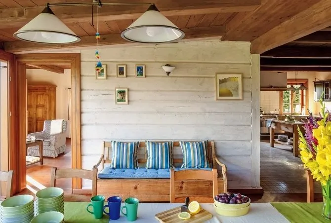 Photo: Kitchen and dining room in Provence and Country style, House, House and Garden – photo on our website