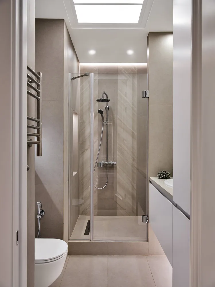 Foto: Baño en estilo Clásico, Moderno, Apartamento, Proyecto de la Semana, Moscú, Lidia Bolshakova, NW-Interior, 3 habitaciones, 60-90 metros – foto en nuestro sitio web