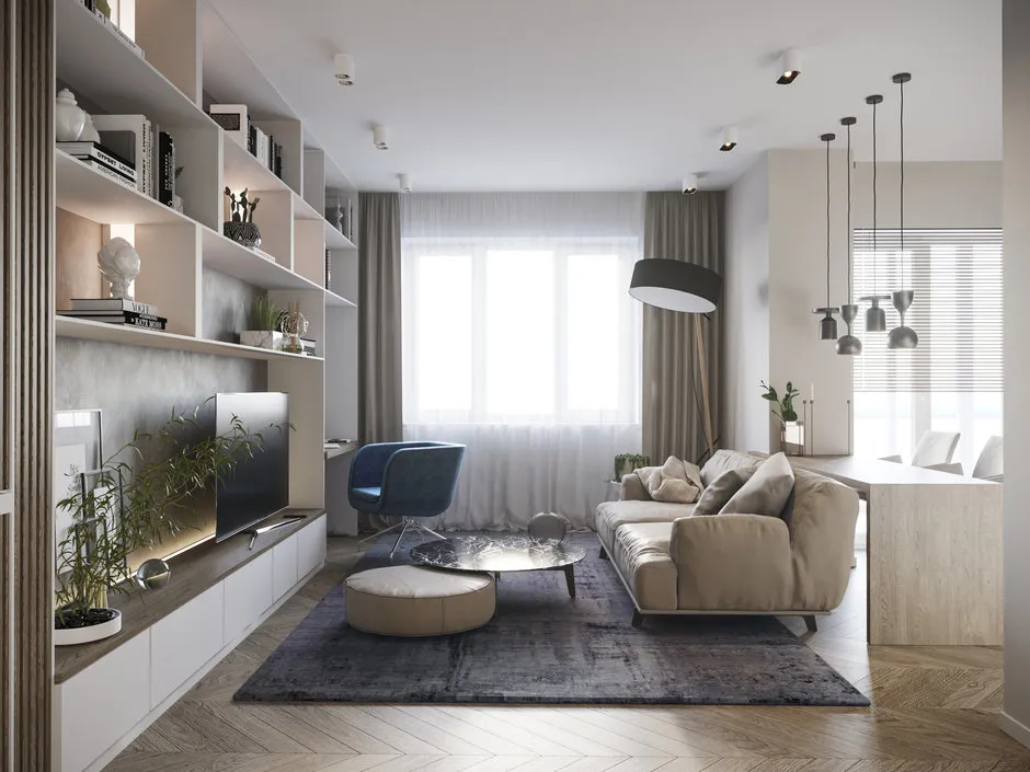 Фотография: Гостиная в стиле Современный, Советы – фото на нашем сайте