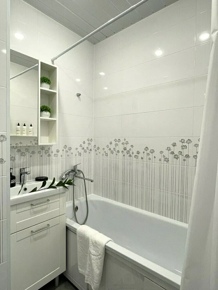 Photo : style moderne, appartement compact, appartement, rénovation, Nijni Novgorod, immeuble panel, 1 pièce, jusqu'à 40 mètres, Olga Bazarova – photo sur notre site