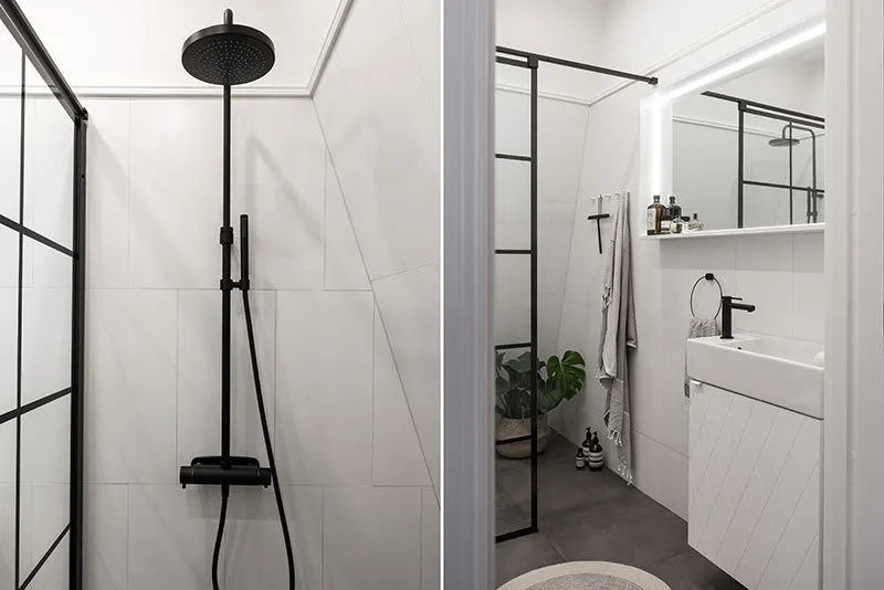 照片：斯堪的纳维亚风格浴室，极简主义，室内装饰，公寓，瑞典，4人或更多，面积90平方米以上，Vesteros – 我们网站上的照片