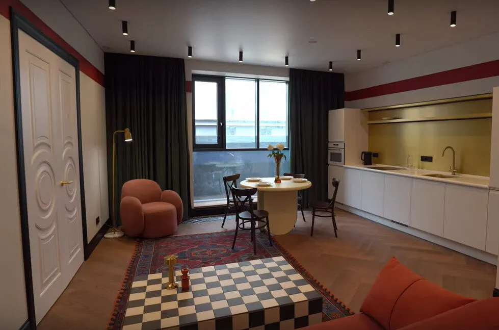 Photo: in the style of Modern, Eclecticism, Apartment, Project of the Day, Moscow, 3 rooms, 60-90 sq.m, Sабина Неровня – photo on our website