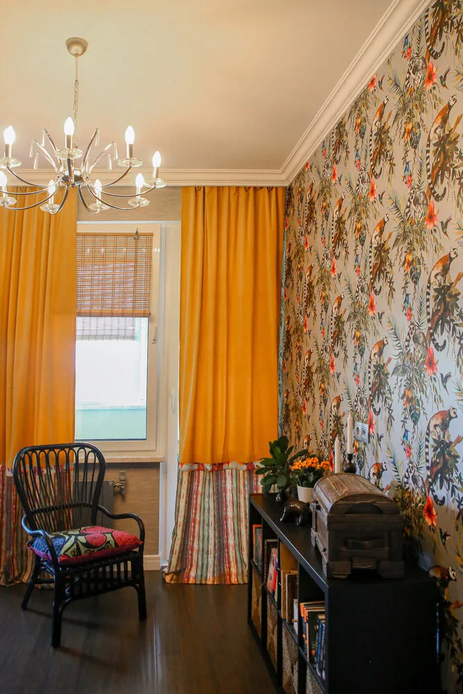 Фотографія: Кабінет в стилі Современный, Еклектика, Квартира, Проект дня, Московская область, Монолитный дом, 3 комнаты, 60-90 метров, Жуковский, Мария Чикунова – фото на нашем сайте