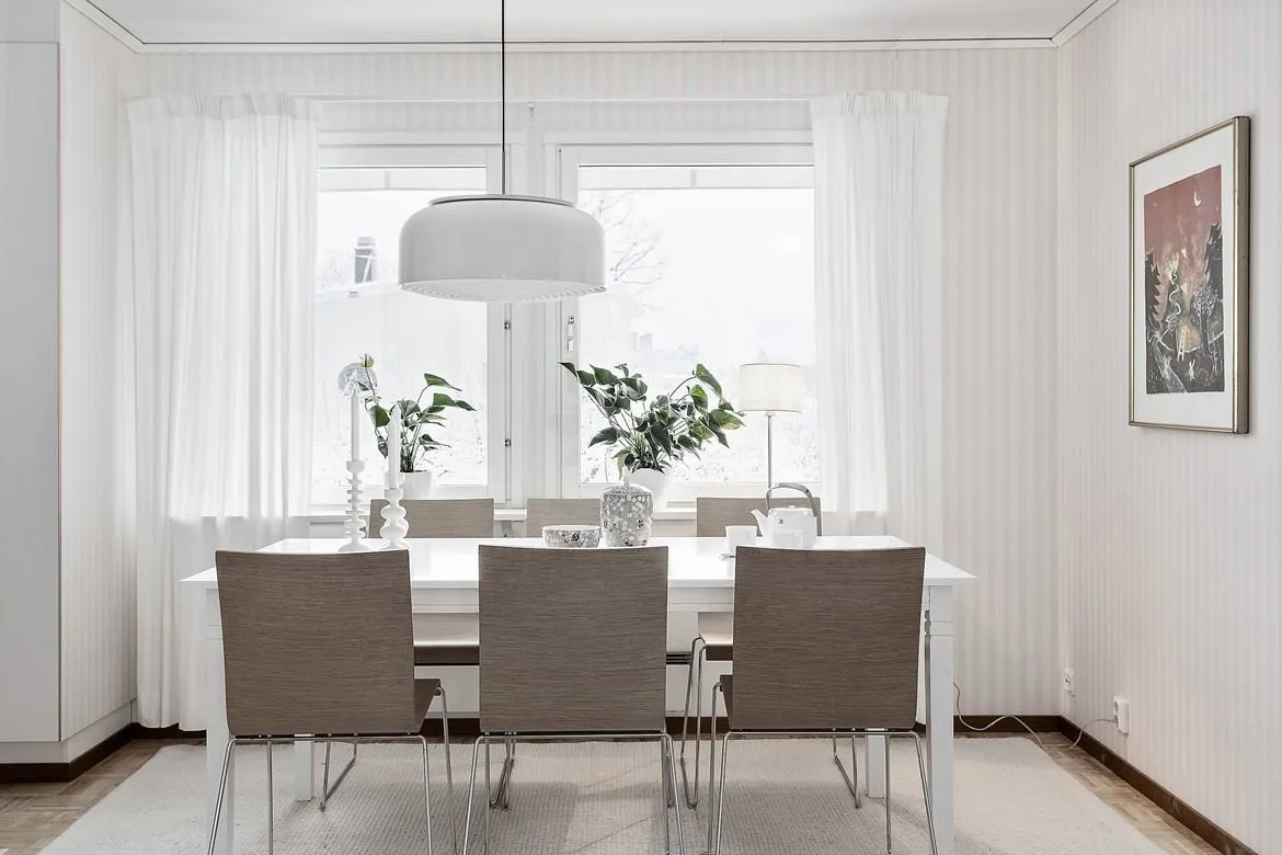照片:现代风格厨房和餐厅、客厅、室内装饰、房屋、瑞典、斯德哥尔摩、如何营造温馨氛围、4人或以上、超过90平方米、接待式室内设计 – 我们网站上的照片