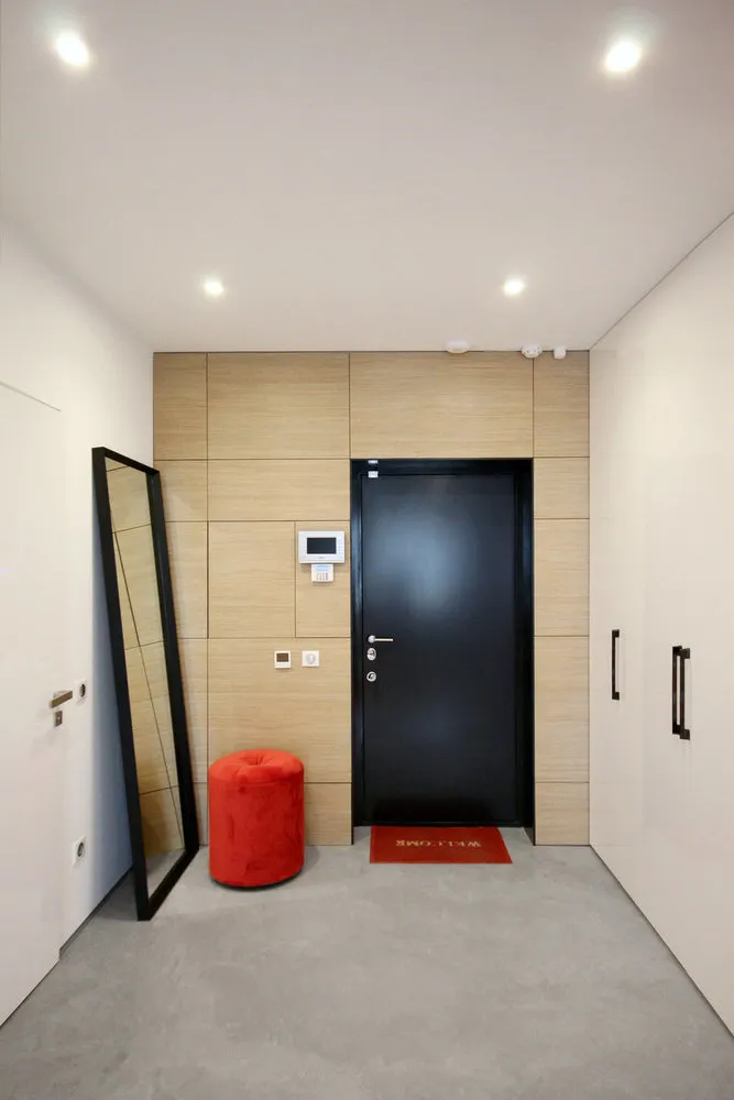 Фотографія: Прихожа в стилі Сучасний, Лофт, Квартира, Студія, Дім, Декор, Поради, Білий, Чорний, Червоний, Сірий, Коричневий, 1 кімната, 2 кімнати, 3 кімнати, енциклопедія_декор – фото на нашому сайті