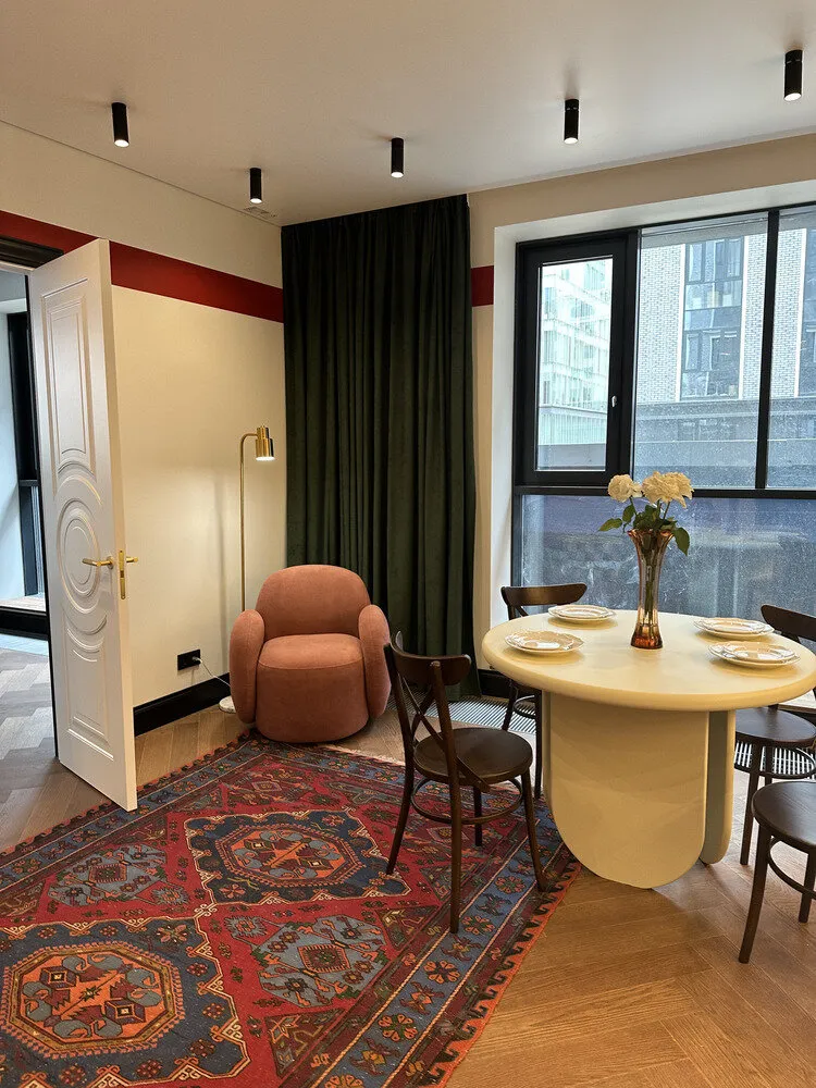 Photo: in the style of Modern, Eclecticism, Apartment, Project of the Day, Moscow, 3 rooms, 60-90 sq.m, Sабина Неровня – photo on our website