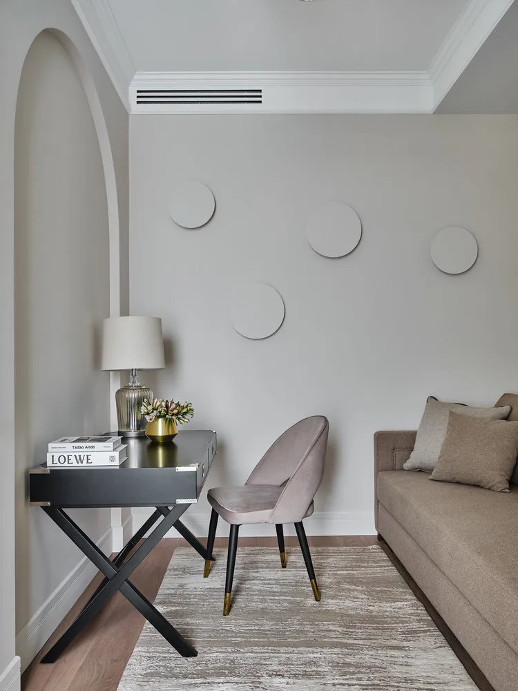 Foto: Oficina en estilo Clásico, Moderno, Apartamento, Proyecto de la Semana, Moscú, Lidia Bolshakova, NW-Interior, 3 habitaciones, 60-90 metros – foto en nuestro sitio web