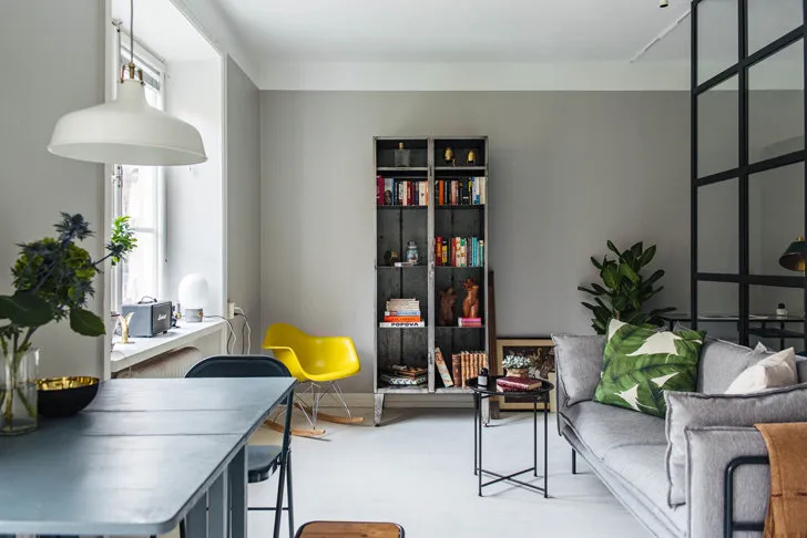 照片：北欧风格客厅，室内装饰，小公寓，公寓——我们网站上的照片