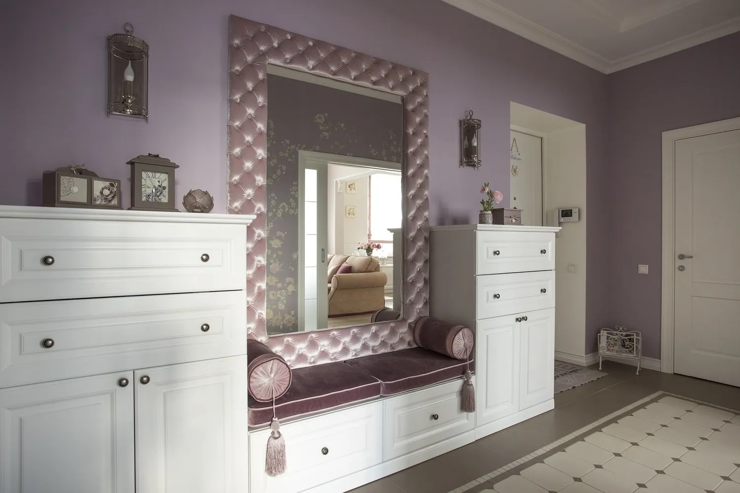 照片:现代、经典风格的入口大厅,公寓,每周项目,莫斯科,斯维特拉娜·尤尔科娃,斯大林时代公寓,2室,40-60平方米 - 我们网站上的照片