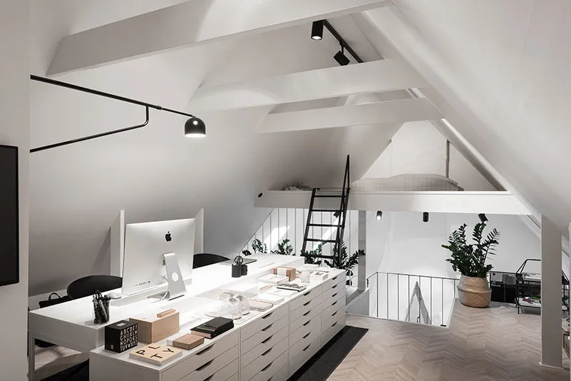 照片：斯堪的纳维亚风格办公室，室内装饰，公寓，瑞典，4人或更多，面积90平方米以上，Vesteros – 我们网站上的照片