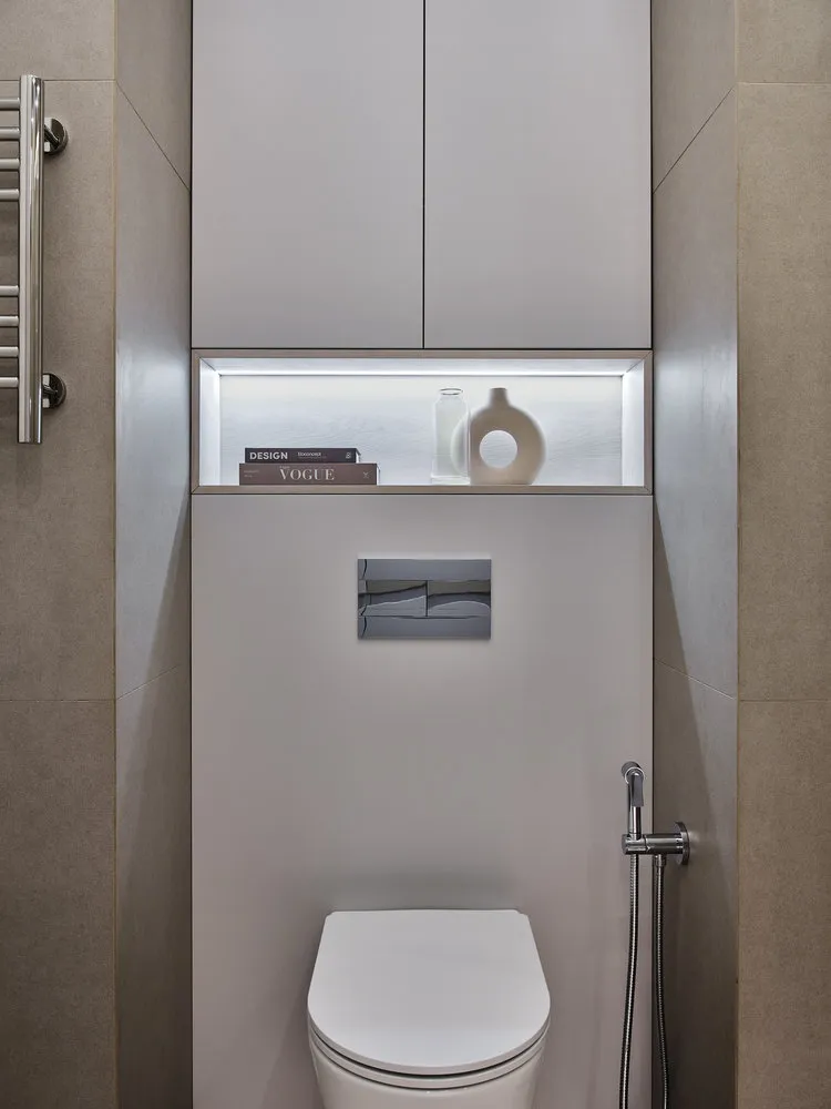 Foto: Baño en estilo Clásico, Moderno, Apartamento, Proyecto de la Semana, Moscú, Lidia Bolshakova, NW-Interior, 3 habitaciones, 60-90 metros – foto en nuestro sitio web