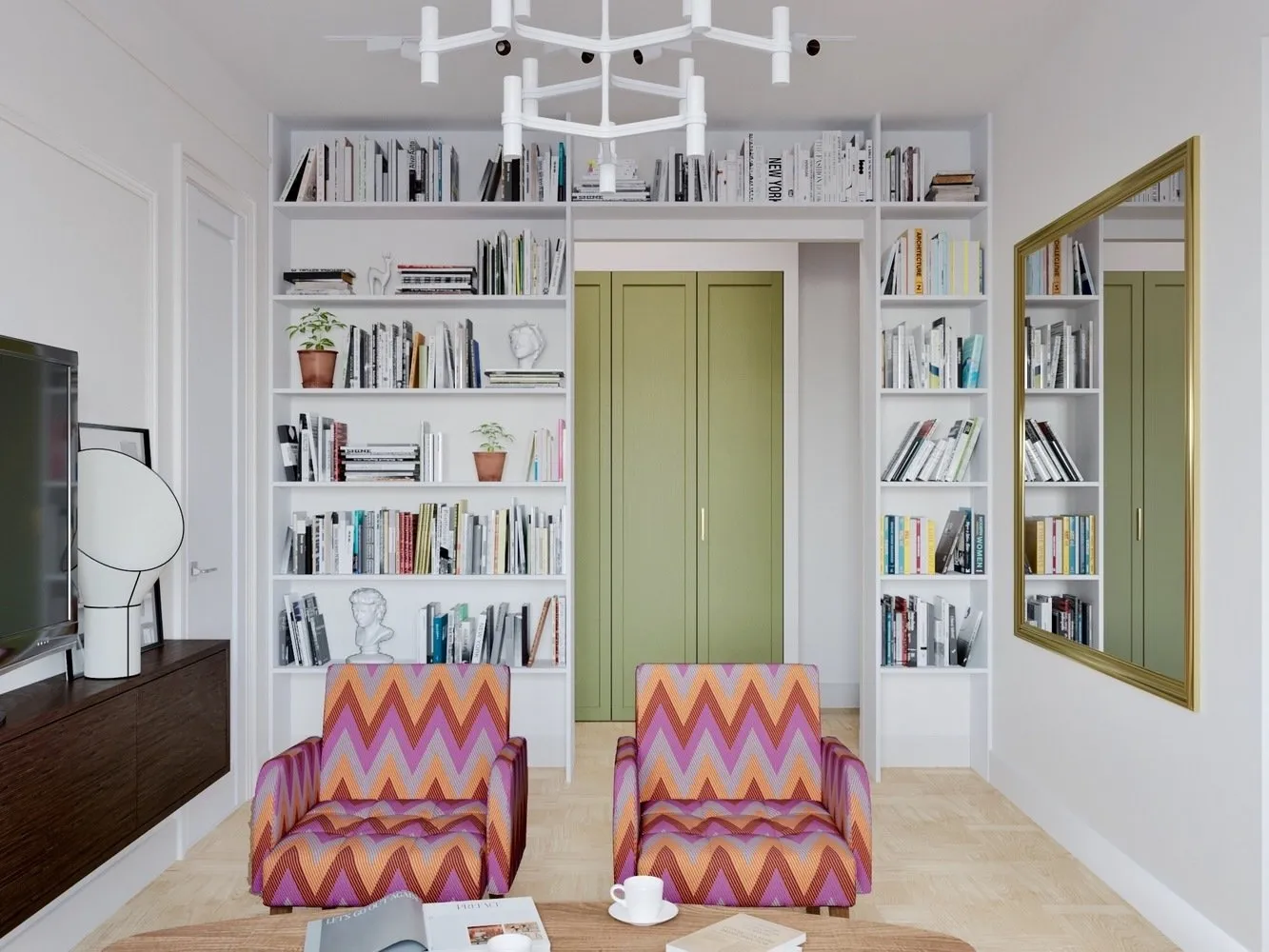 照片：现代风格客厅，室内装饰，技巧，维多莉亚·佐洛娜，Zi-Design 室内设计 – 网站上的照片