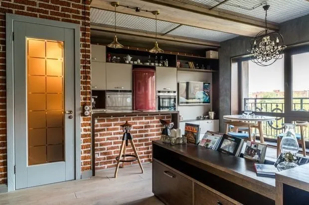 Photo: Kitchen and Dining Room in Loft Style, Tips – photo on our website