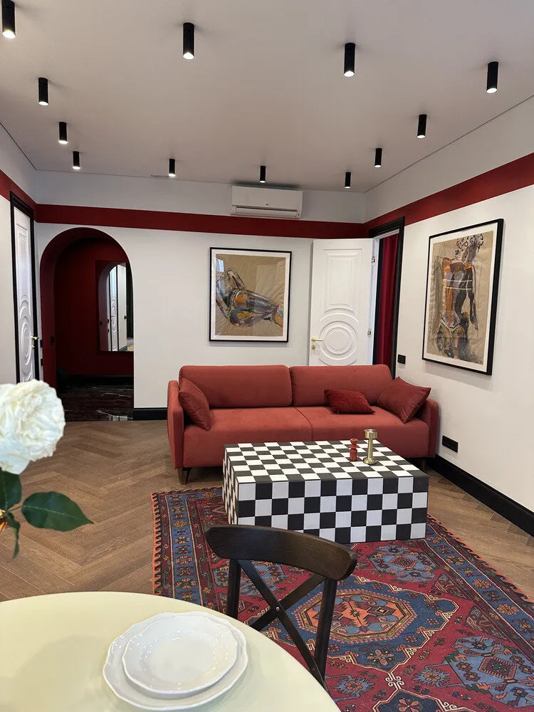 Photo: in the style of Modern, Eclecticism, Apartment, Project of the Day, Moscow, 3 rooms, 60-90 sq.m, Sабина Неровня – photo on our website