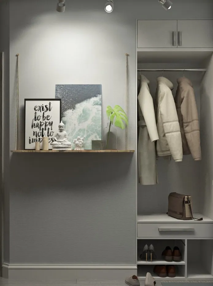 Фотографія: Прихожа в стилі Сучасний, Лофт, Квартира, Студія, Дім, Декор, Поради, Білий, Чорний, Червоний, Сірий, Коричневий, 1 кімната, 2 кімнати, 3 кімнати, енциклопедія_декор – фото на нашому сайті