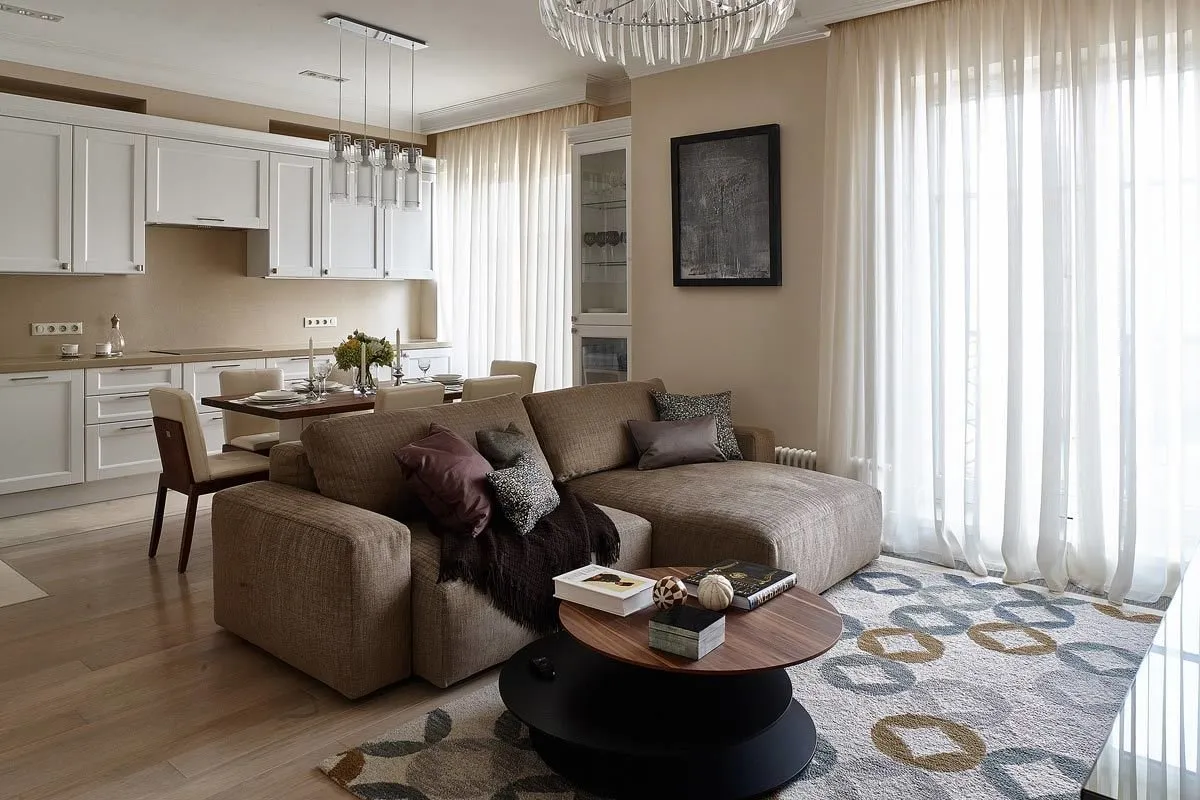 Photo: Living Room in Modern Style, Tips – photo on our website