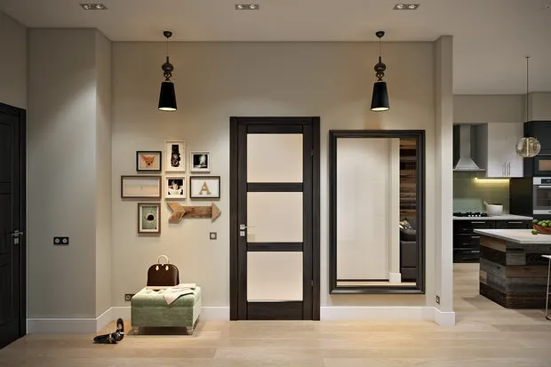 Фотографія: Прихожа в стилі Сучасний, Лофт, Квартира, Студія, Дім, Декор, Поради, Білий, Чорний, Червоний, Сірий, Коричневий, 1 кімната, 2 кімнати, 3 кімнати, енциклопедія_декор – фото на нашому сайті