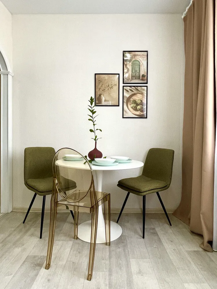 Photo : style moderne, appartement compact, appartement, rénovation, Nijni Novgorod, immeuble panel, 1 pièce, jusqu'à 40 mètres, Olga Bazarova – photo sur notre site